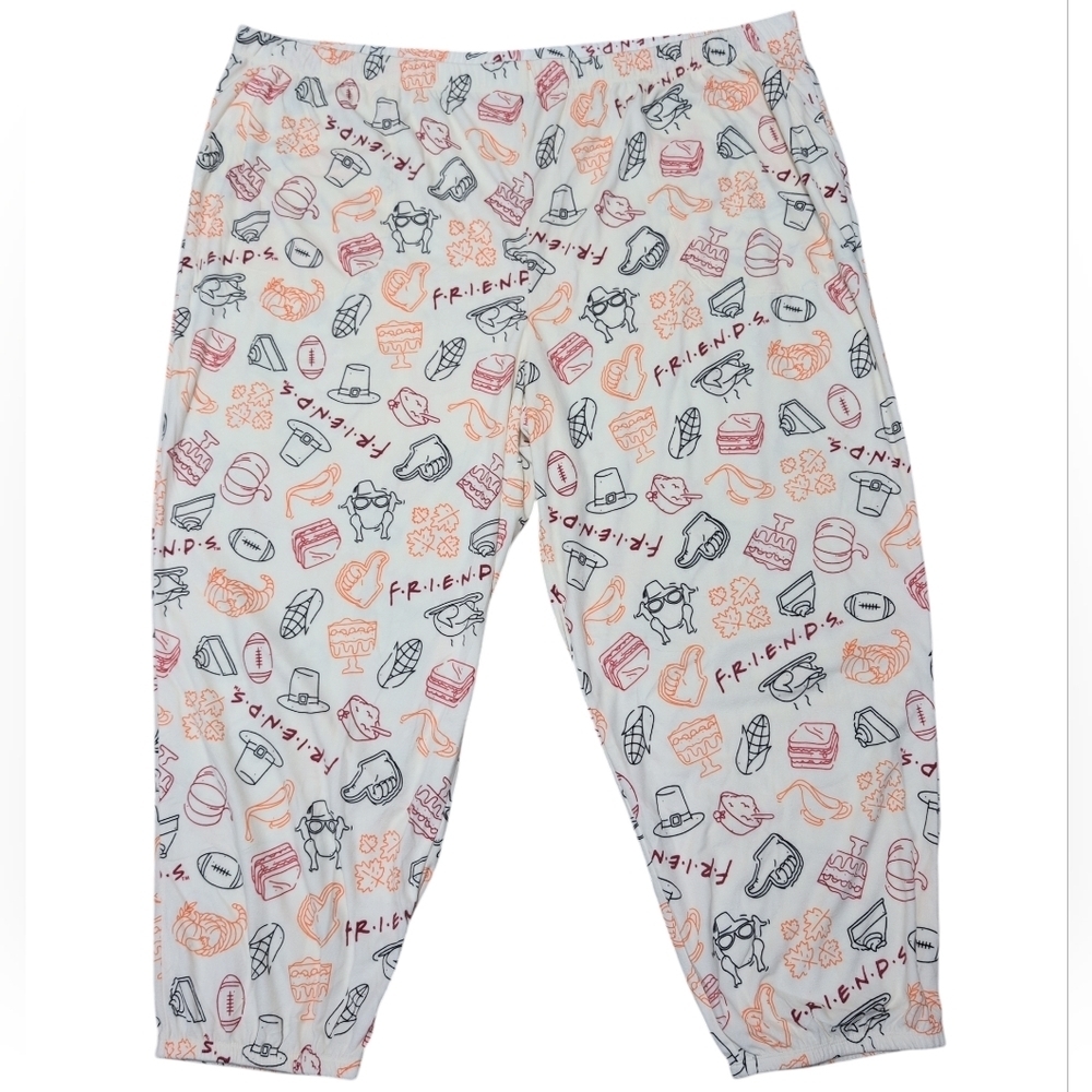 Friends Themed Pajama Pants Fleece Super Soft Like New size 3X